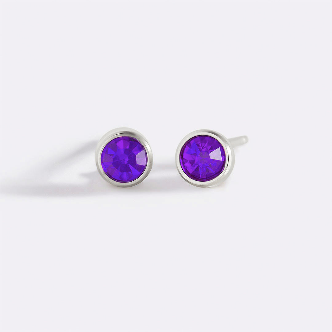Archie's and Son Jewelry and Repairs Birthstone Bezel Studs
