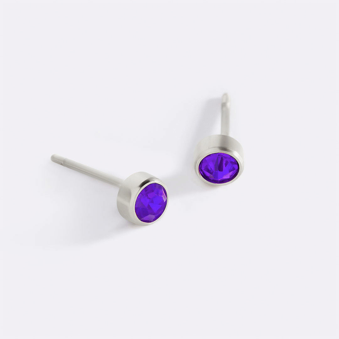 Archie's and Son Jewelry and Repairs Birthstone Bezel Studs