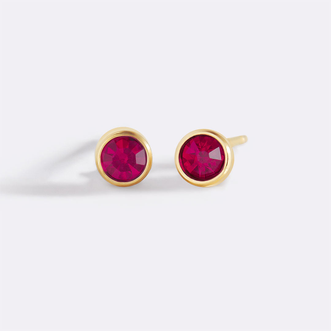Archie's and Son Jewelry and Repairs Birthstone Bezel Studs