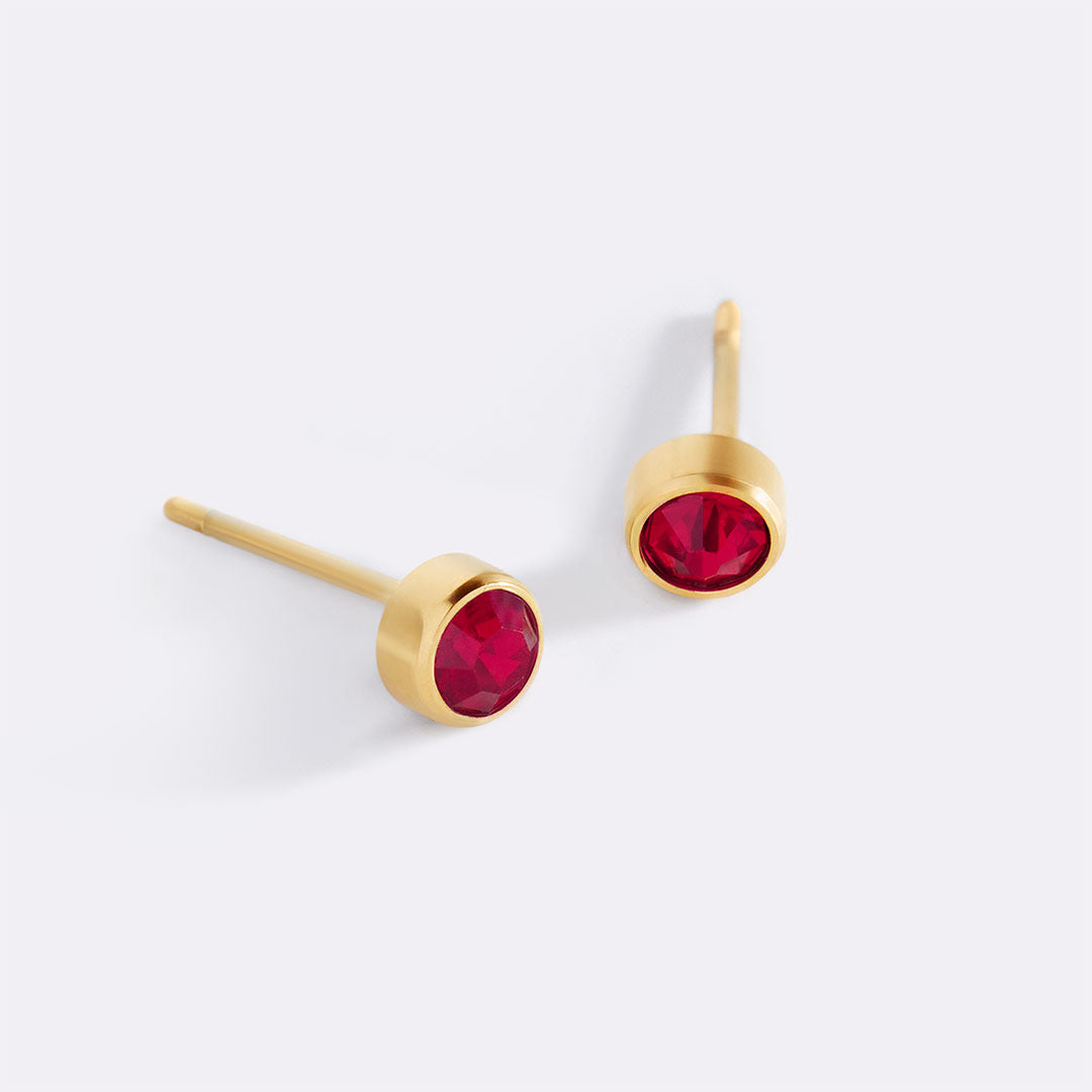 Archie's and Son Jewelry and Repairs Birthstone Bezel Studs