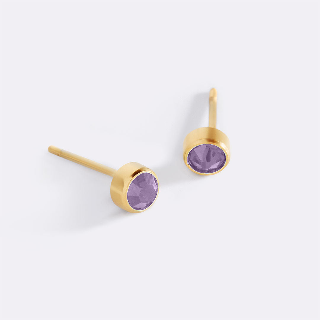 Archie's and Son Jewelry and Repairs Birthstone Bezel Studs