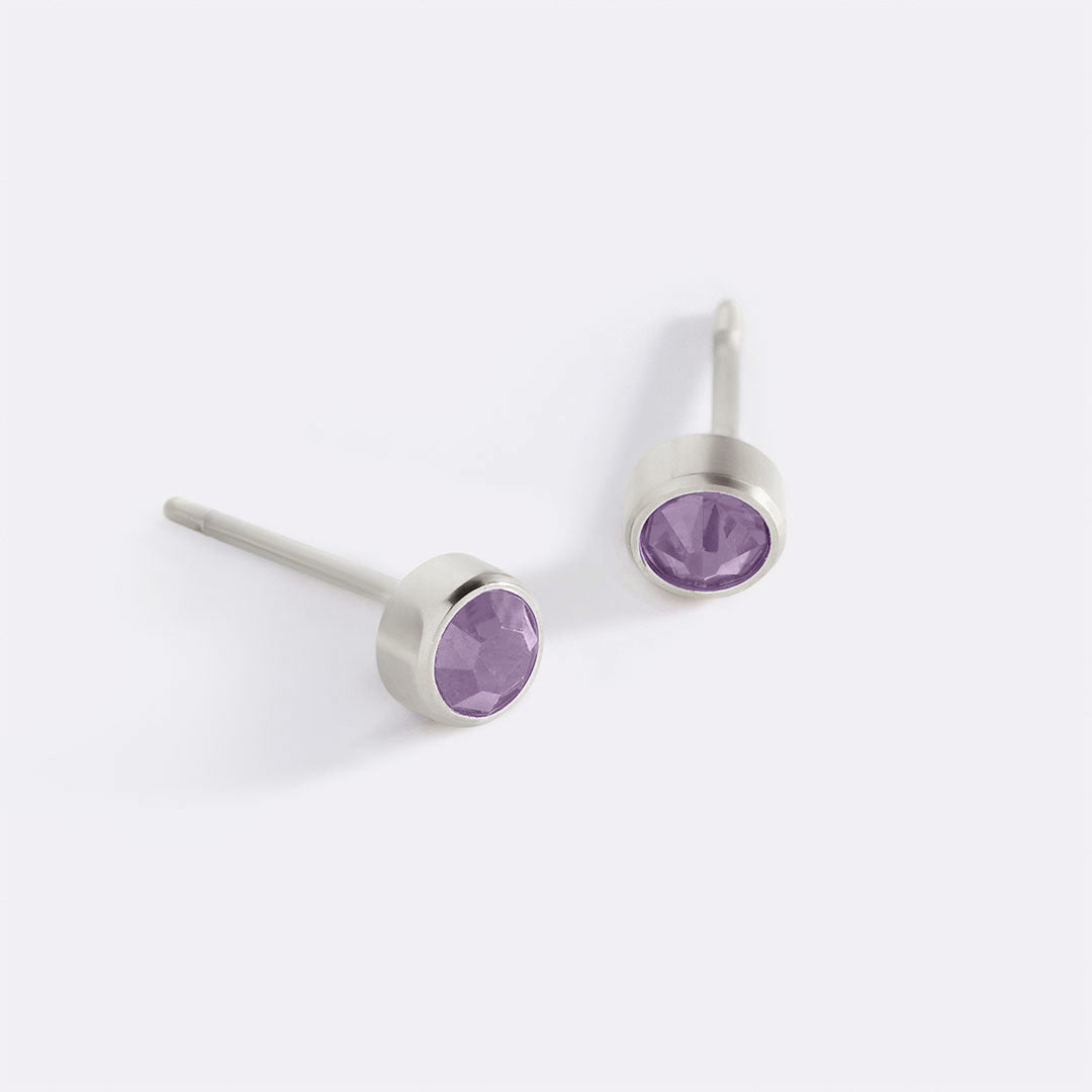 Archie's and Son Jewelry and Repairs Birthstone Bezel Studs