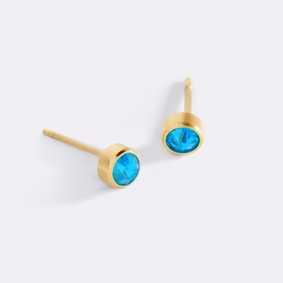 Archie's and Son Jewelry and Repairs Birthstone Bezel Studs