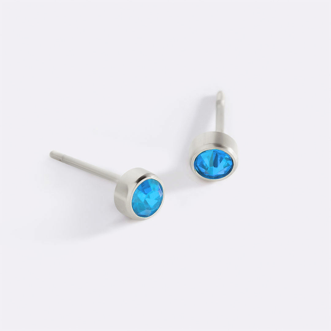 Archie's and Son Jewelry and Repairs Birthstone Bezel Studs