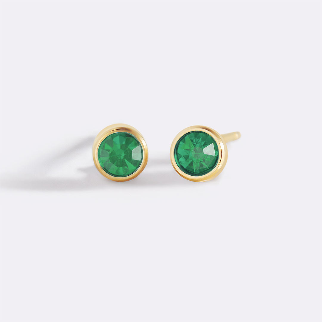 Archie's and Son Jewelry and Repairs Birthstone Bezel Studs