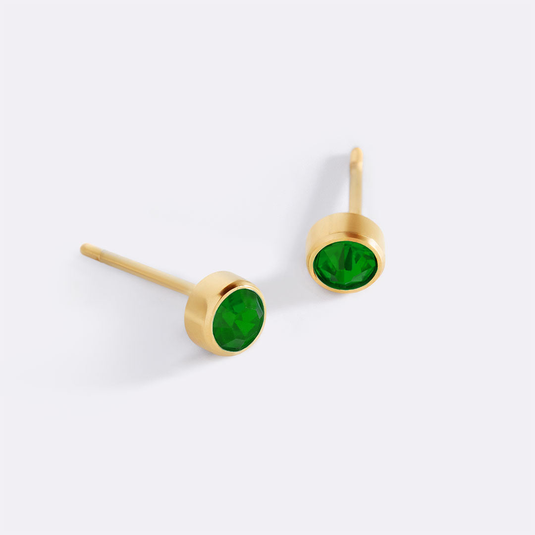 Archie's and Son Jewelry and Repairs Birthstone Bezel Studs