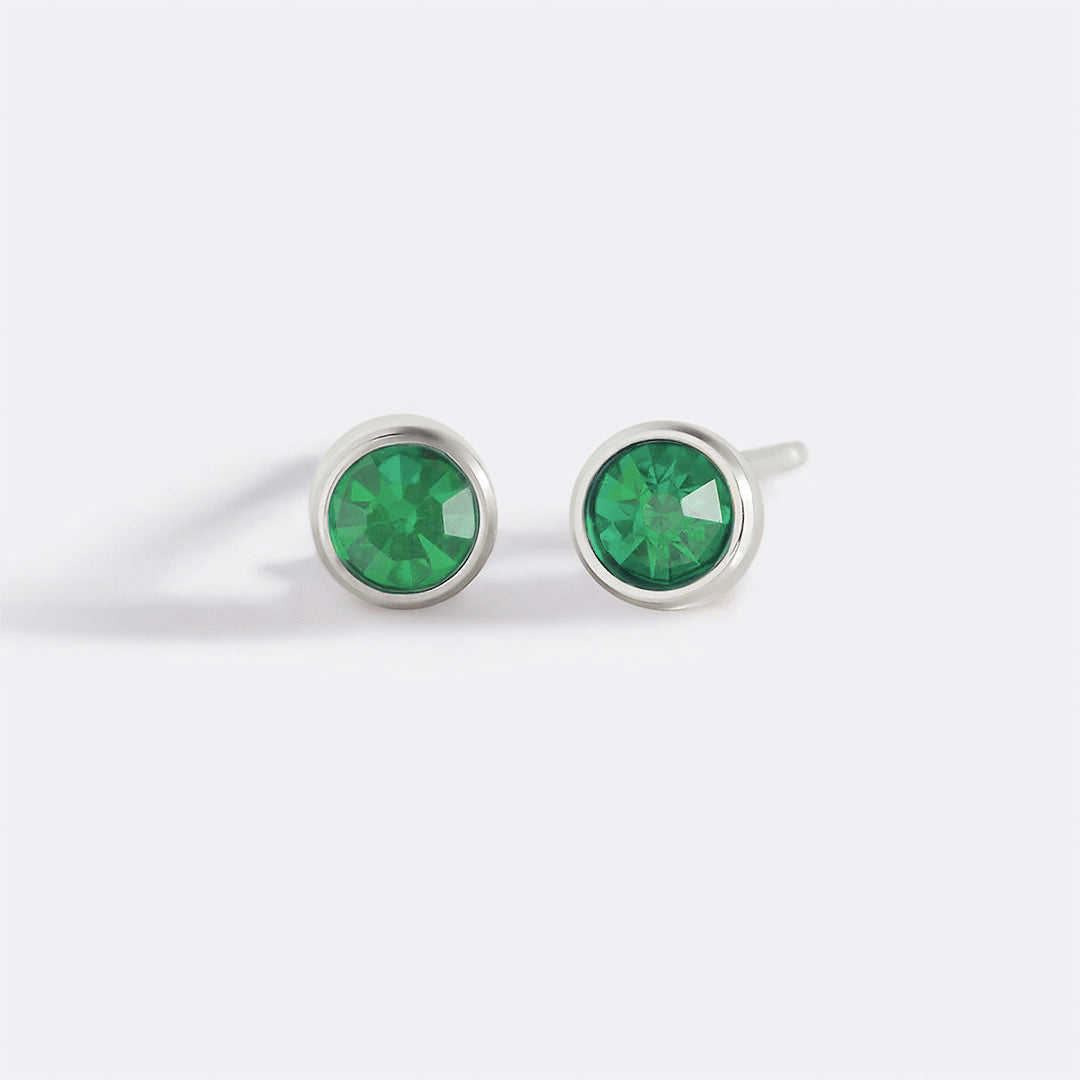 Archie's and Son Jewelry and Repairs Birthstone Bezel Studs