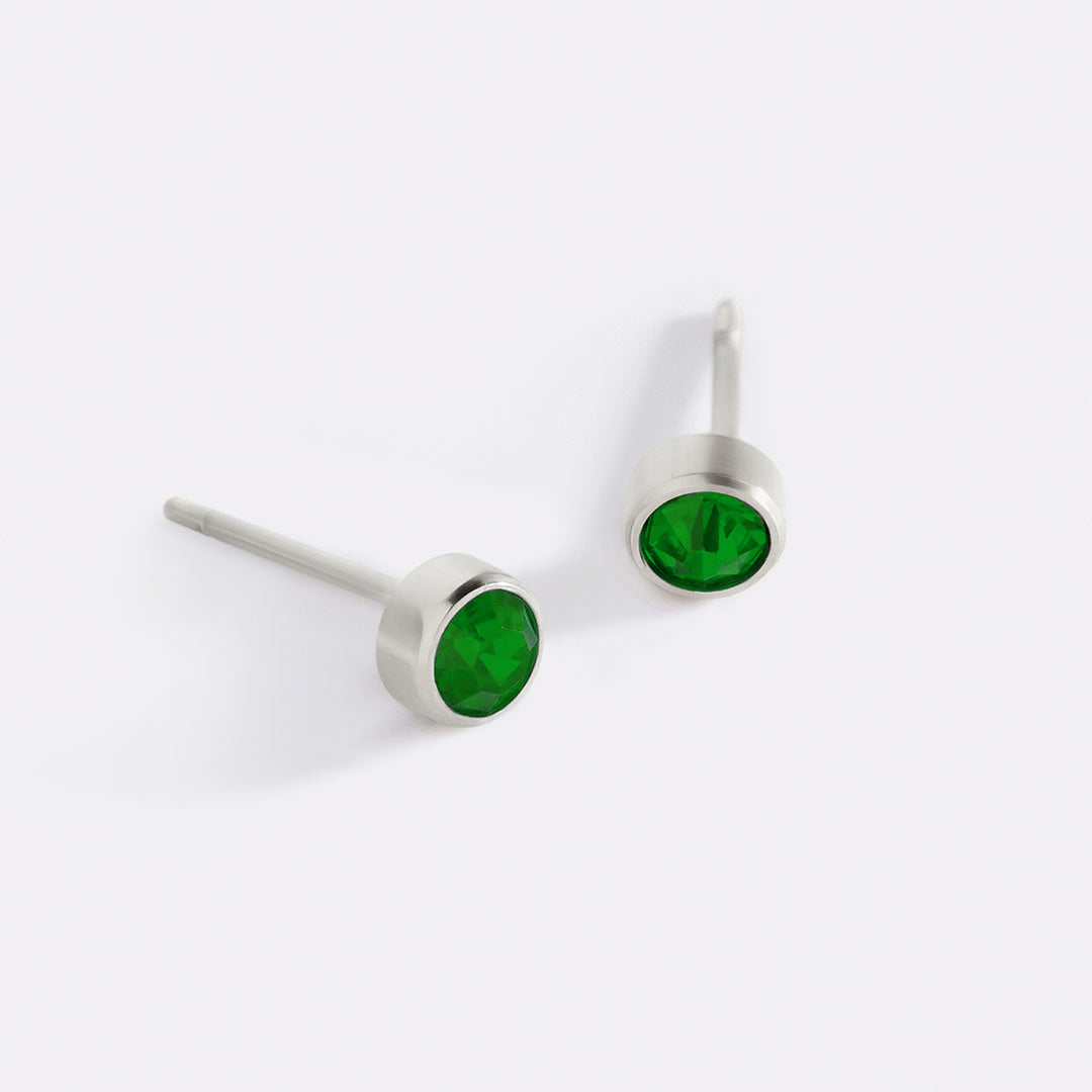 Archie's and Son Jewelry and Repairs Birthstone Bezel Studs