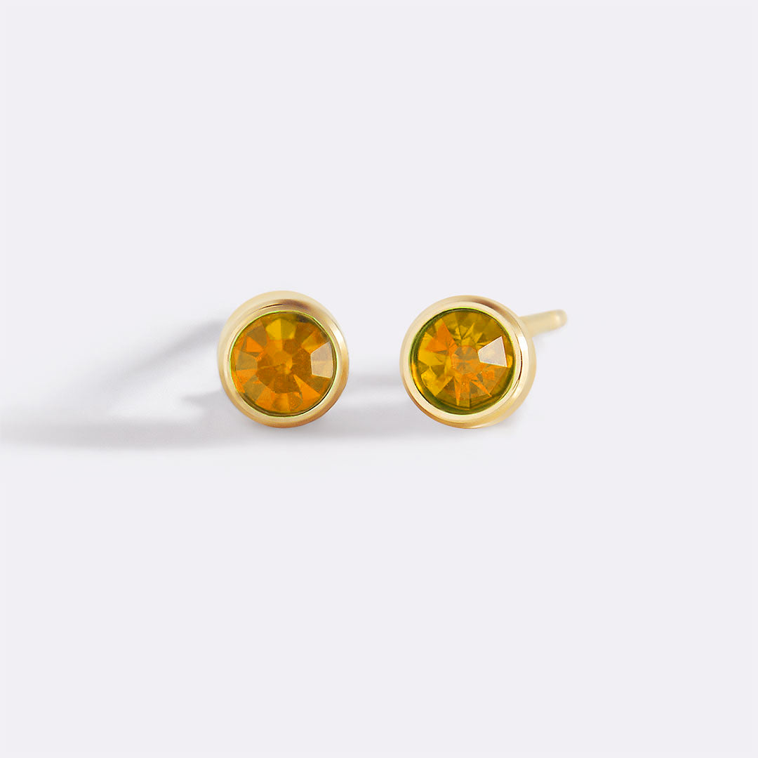 Archie's and Son Jewelry and Repairs Birthstone Bezel Studs