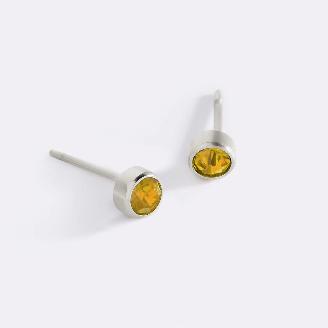 Archie's and Son Jewelry and Repairs Birthstone Bezel Studs