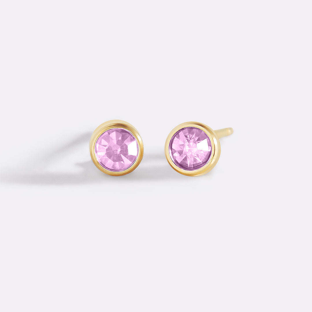 Archie's and Son Jewelry and Repairs Birthstone Bezel Studs