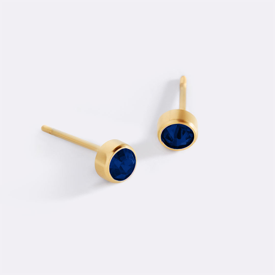 Archie's and Son Jewelry and Repairs Birthstone Bezel Studs