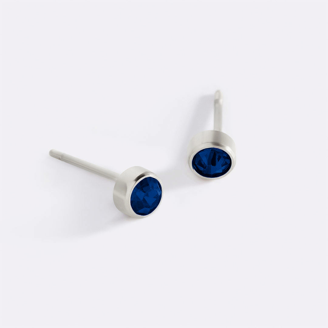Archie's and Son Jewelry and Repairs Birthstone Bezel Studs