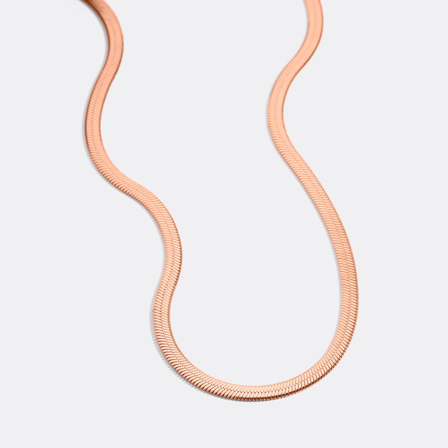 Archie's and Son Jewelry and Repairs Herringbone Gold Chain Necklace - 4mm, 16 Inch