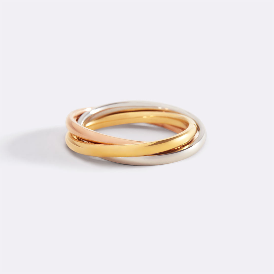 Archie's and Son Jewelry and Repairs Dainty Interlocking Spinner Ring