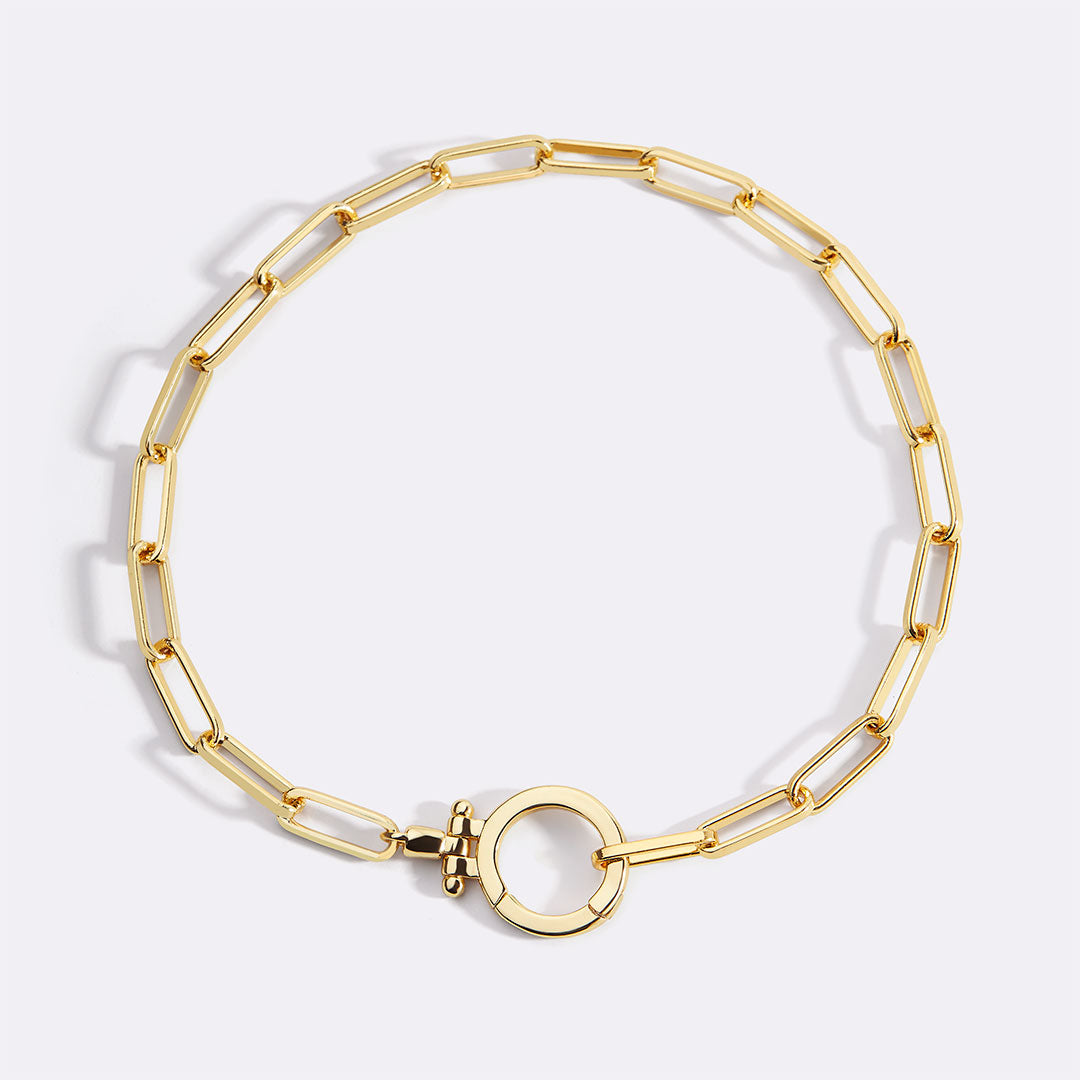 Archie's and Son Jewelry and Repairs Mint Paperclip Bracelet