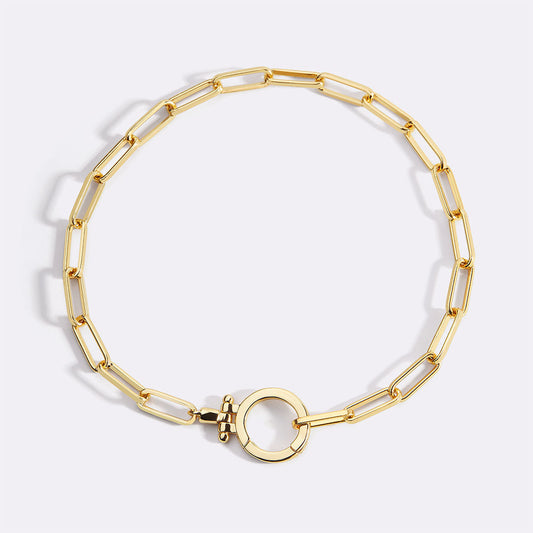 Archie's and Son Jewelry and Repairs Mint Paperclip Bracelet