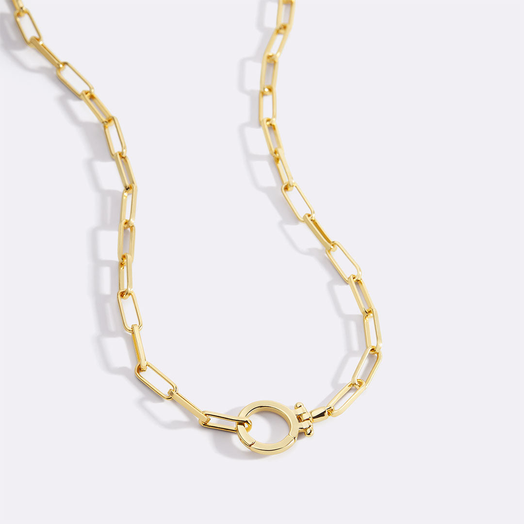 Mint Paperclip Necklace by Archie's and Son Jewelry and Repairs