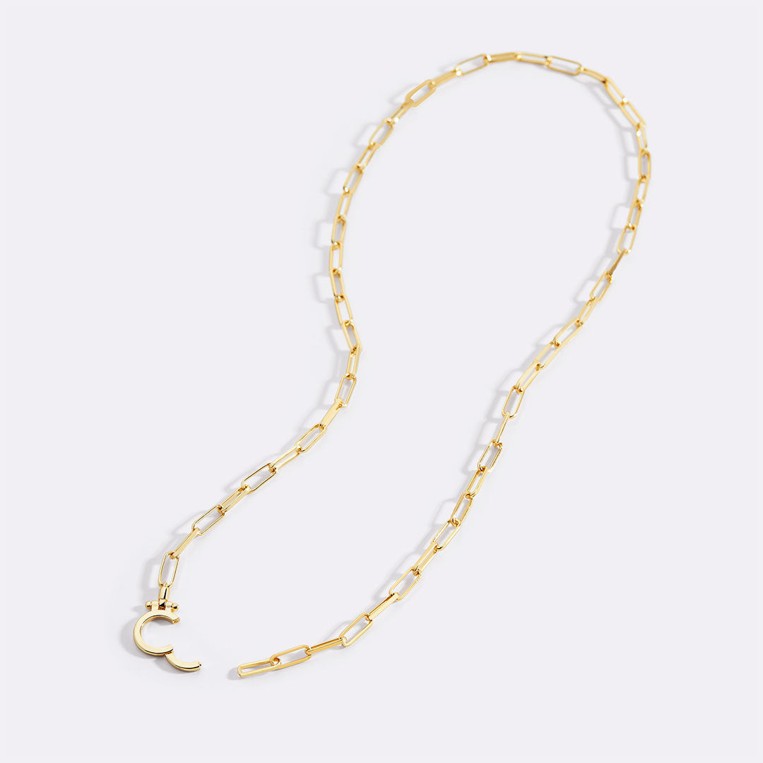 Mint Paperclip Necklace by Archie's and Son Jewelry and Repairs