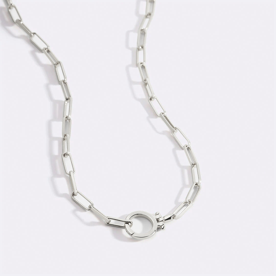 Mint Paperclip Necklace by Archie's and Son Jewelry and Repairs
