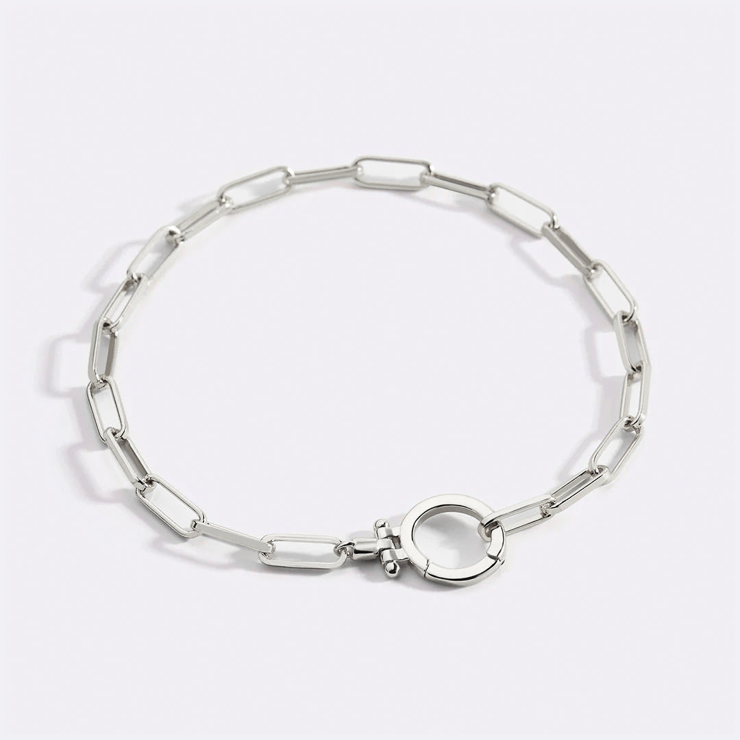 Archie's and Son Jewelry and Repairs Mint Paperclip Bracelet