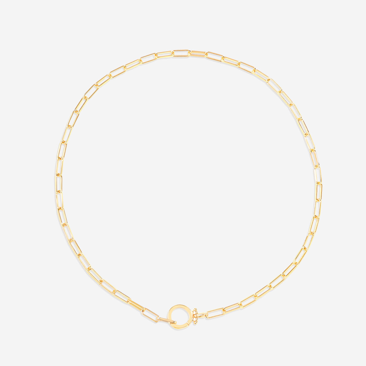 Mint Paperclip Necklace by Archie's and Son Jewelry and Repairs