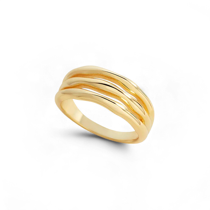 Archie's and Son Jewelry and Repairs gold vermeil triple ring