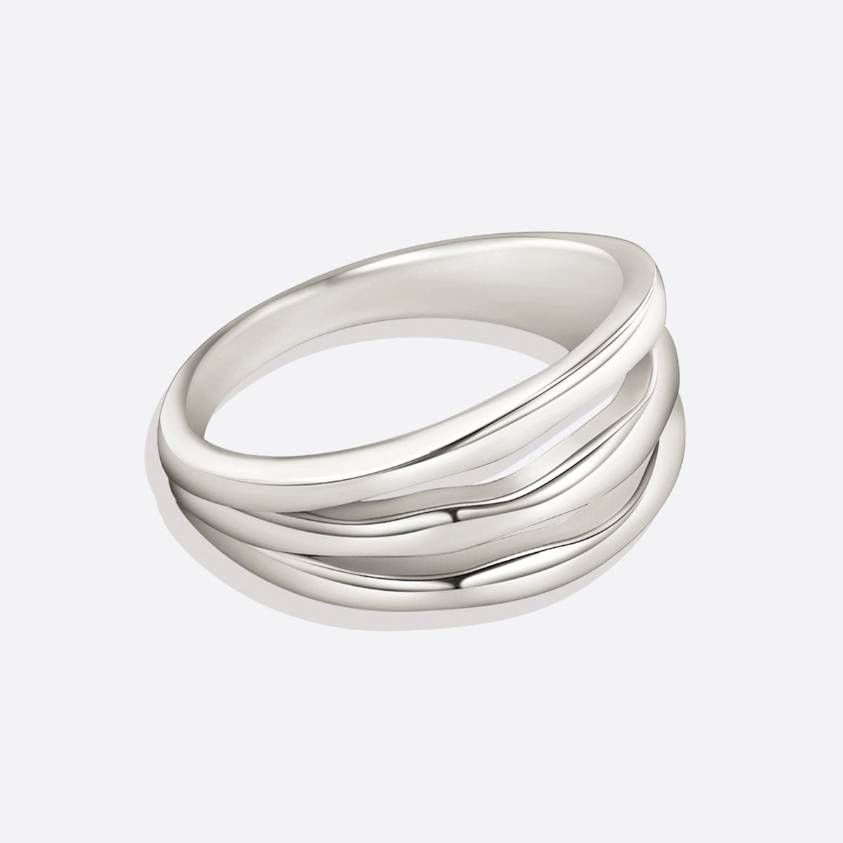 Archie's and Son Gold Vermeil Triple Ring