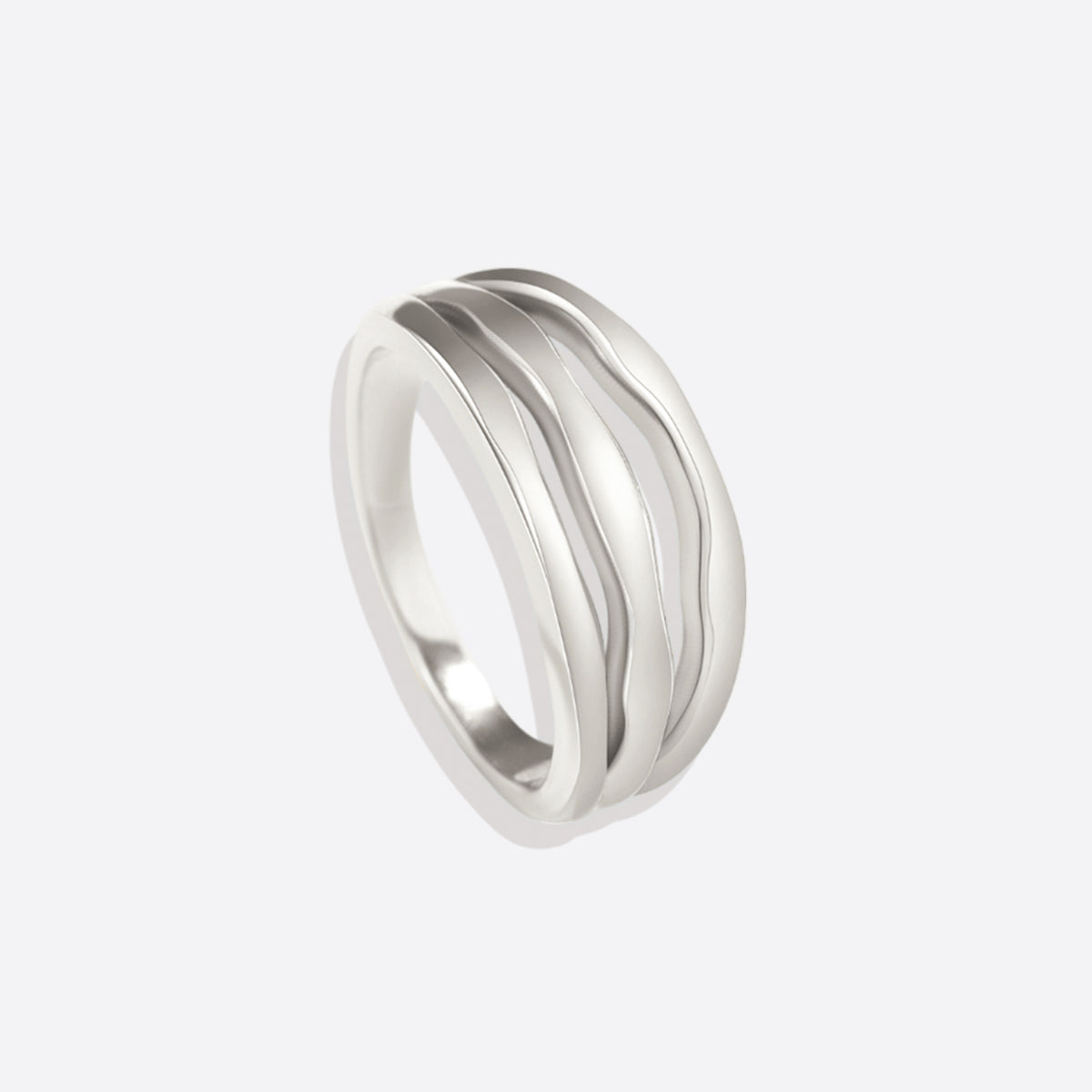 Archie's and Son Gold Vermeil Triple Ring