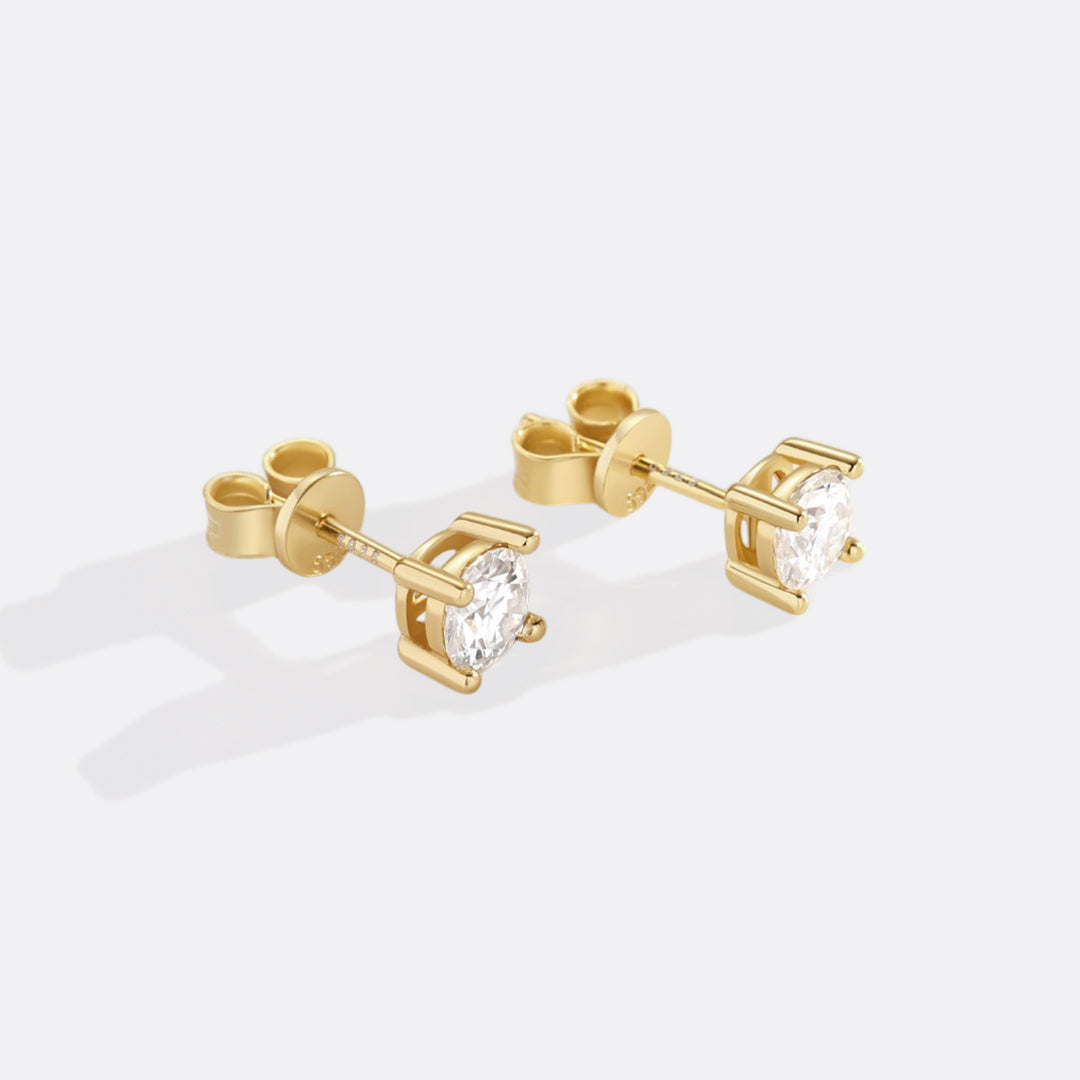 Classic CZ & Moissanite Stud Earrings - Archie's and Son Jewelry and Repairs