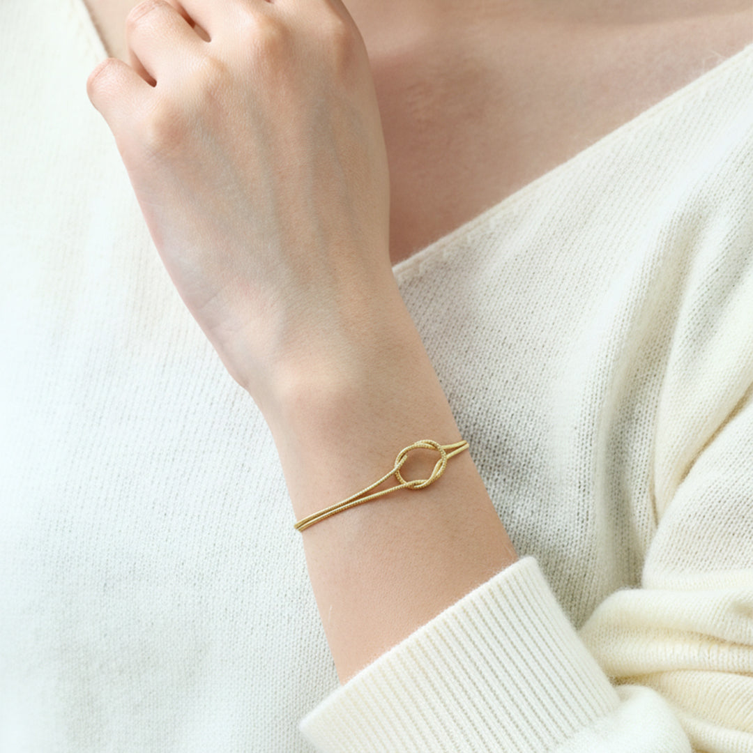 Dainty Knot Bracelet by Archie's and Son Jewelry and Repairs