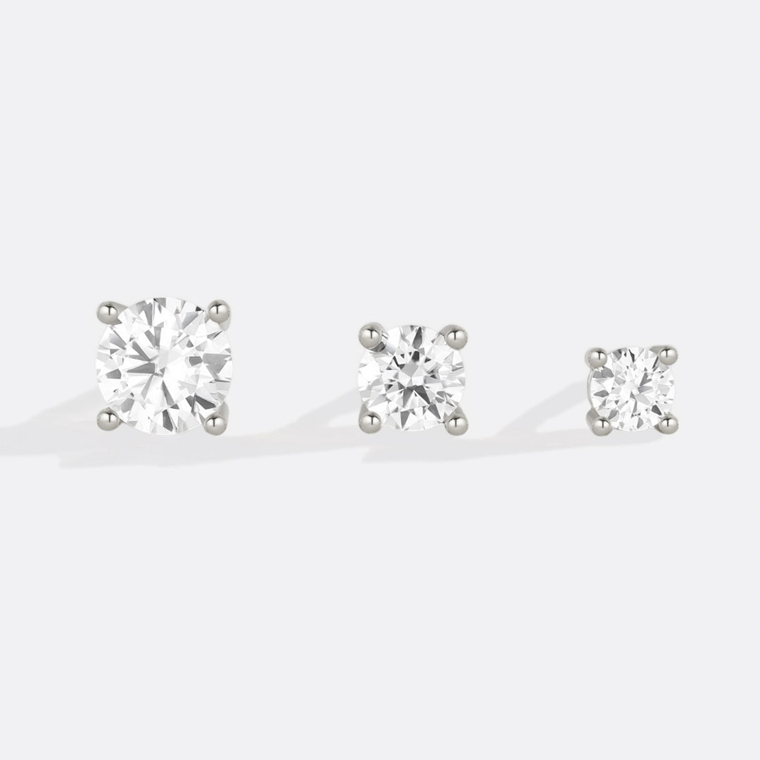 Classic CZ & Moissanite Stud Earrings - Archie's and Son Jewelry and Repairs