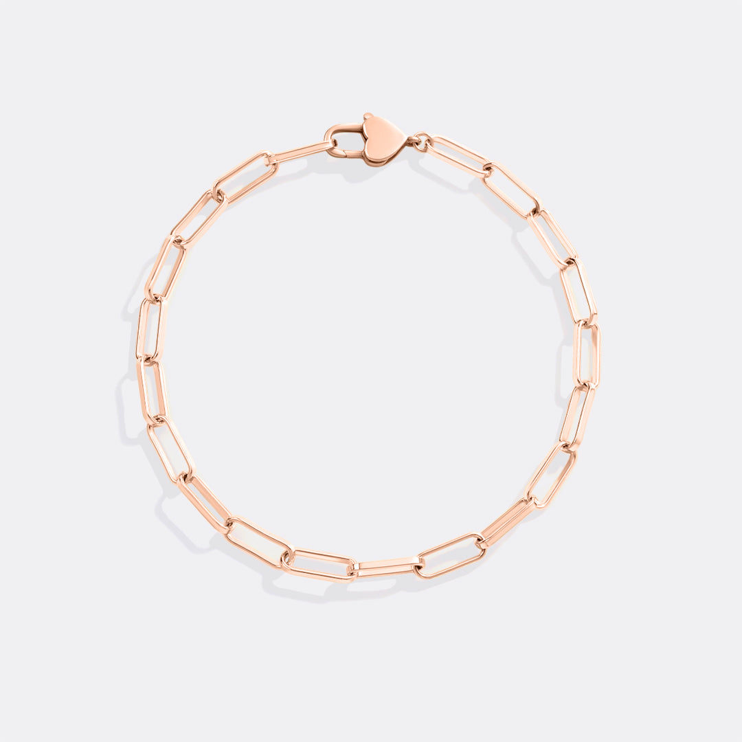 Archie's and Son Jewelry and Repairs Gold-Plated Heart Padlock Bracelet