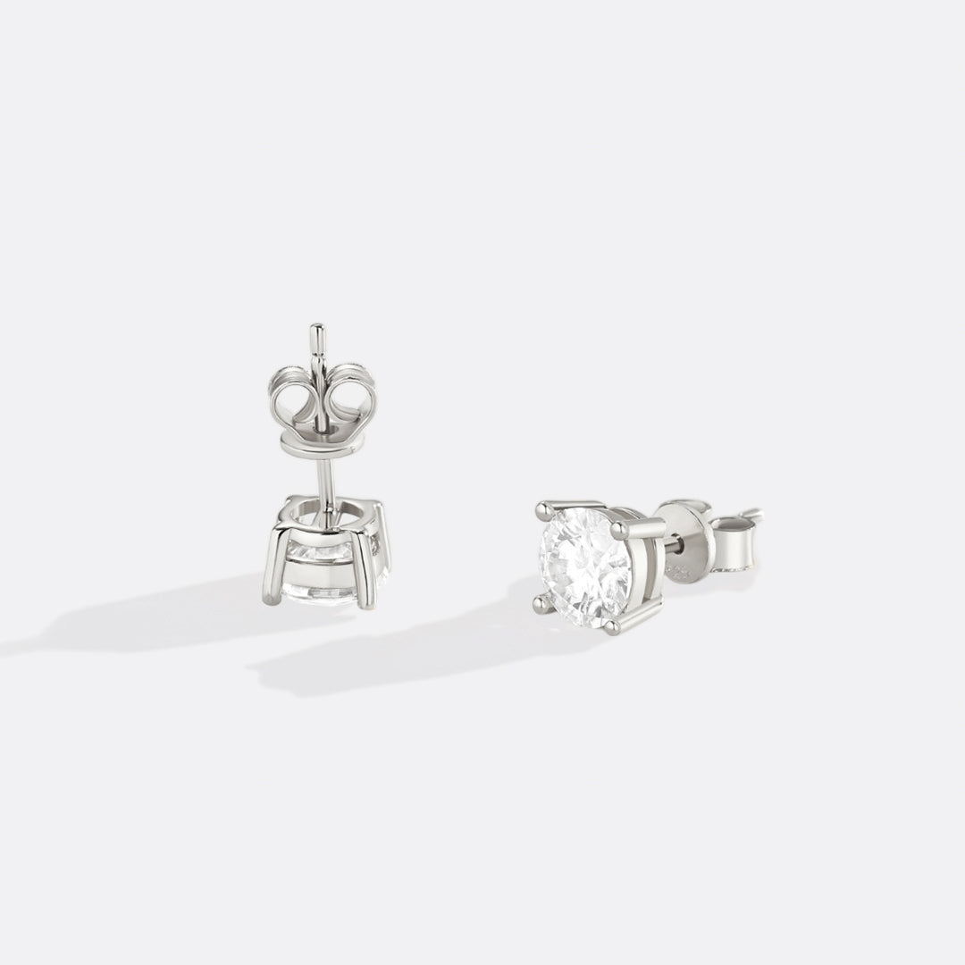 Classic CZ & Moissanite Stud Earrings - Archie's and Son Jewelry and Repairs