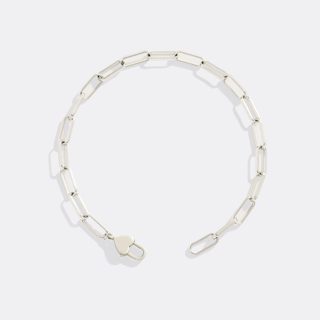 Archie's and Son Jewelry and Repairs Gold-Plated Heart Padlock Bracelet