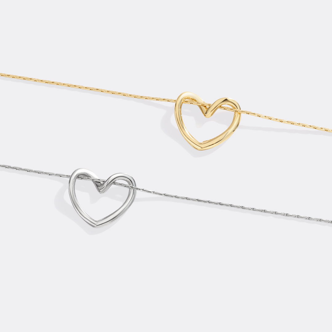 Open Heart Necklace by Archie's and Son Jewelry and Repairs
