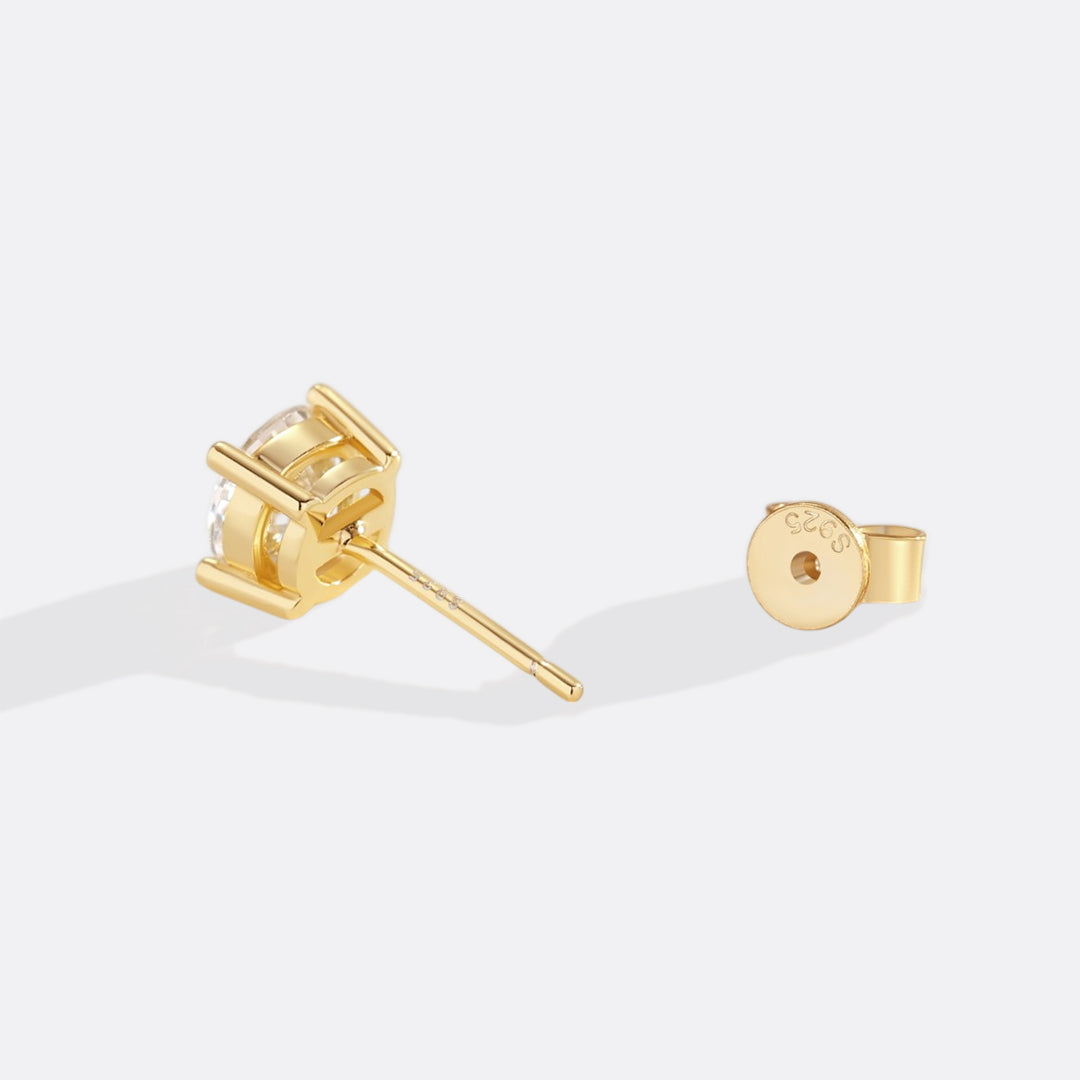 Classic CZ & Moissanite Stud Earrings - Archie's and Son Jewelry and Repairs