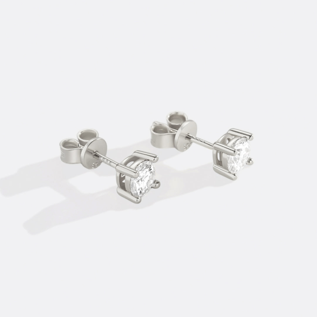 Classic CZ & Moissanite Stud Earrings - Archie's and Son Jewelry and Repairs
