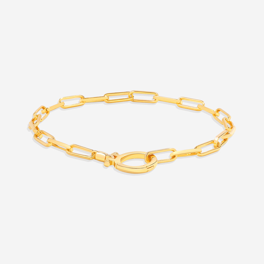 Archie's and Son Jewelry and Repairs Mint Paperclip Bracelet