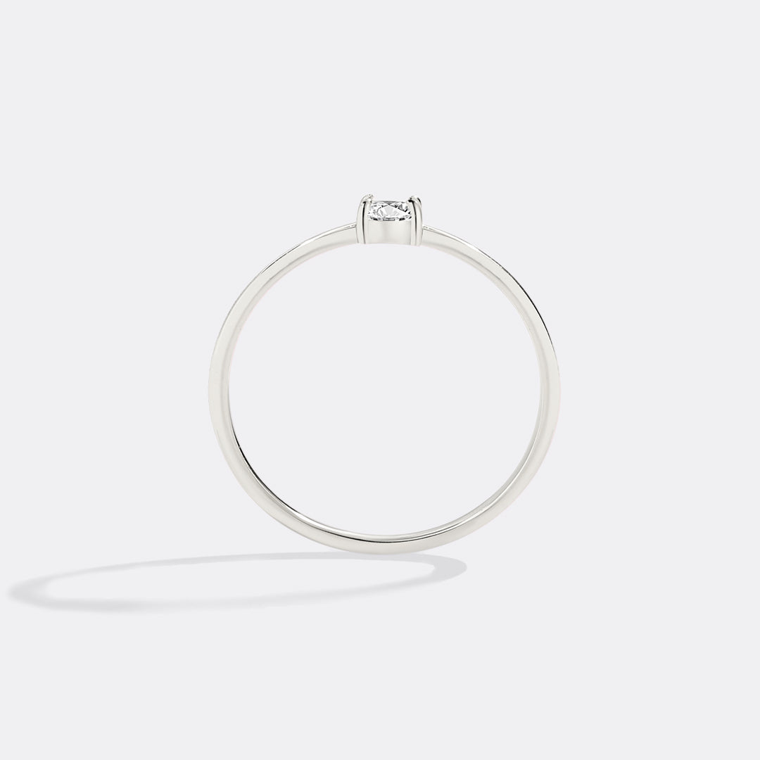 Dainty Baguette Birthstone Stacking Ring - Archie's and Son Jewelry and Repairs