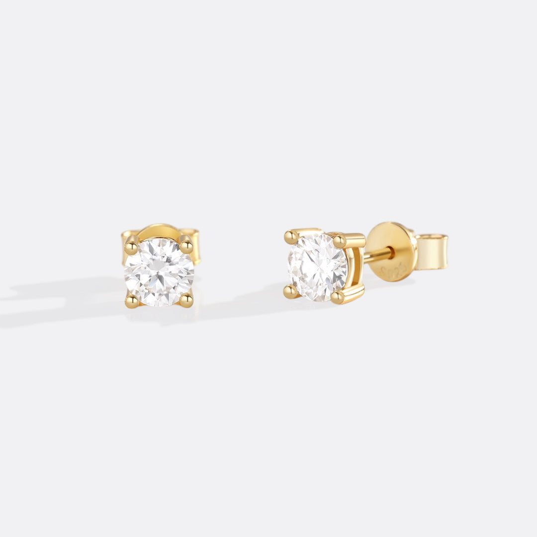 Classic CZ & Moissanite Stud Earrings - Archie's and Son Jewelry and Repairs