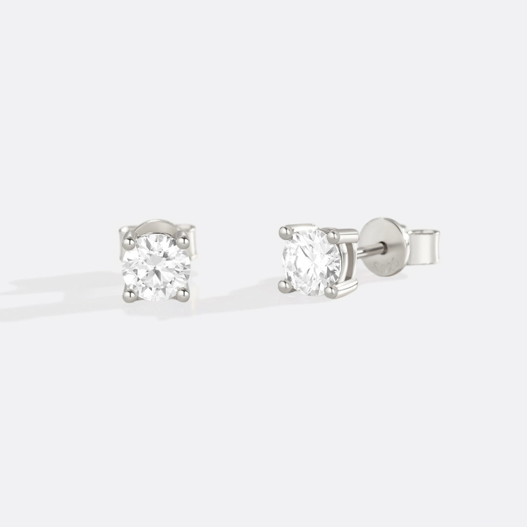 Classic CZ & Moissanite Stud Earrings - Archie's and Son Jewelry and Repairs