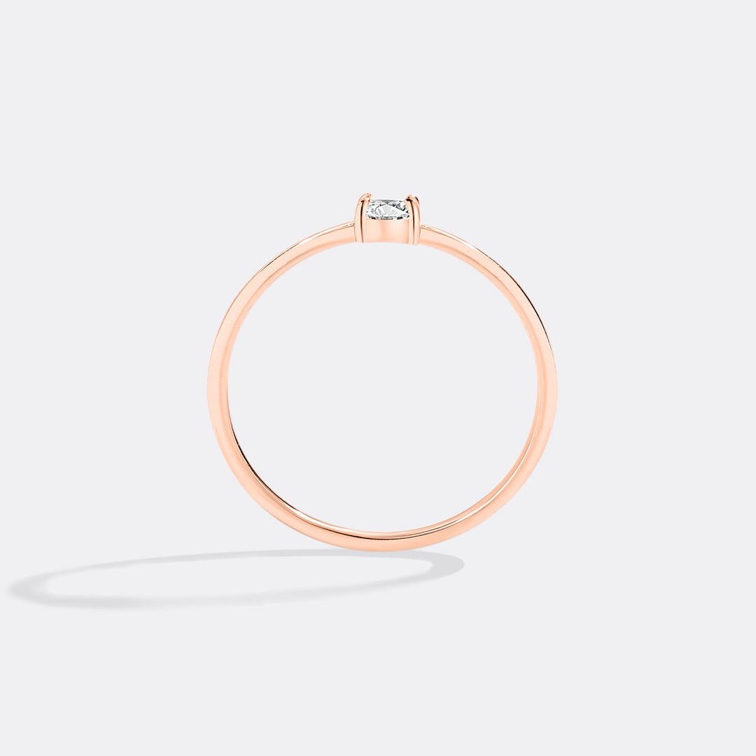 Dainty Baguette Birthstone Stacking Ring - Archie's and Son Jewelry and Repairs