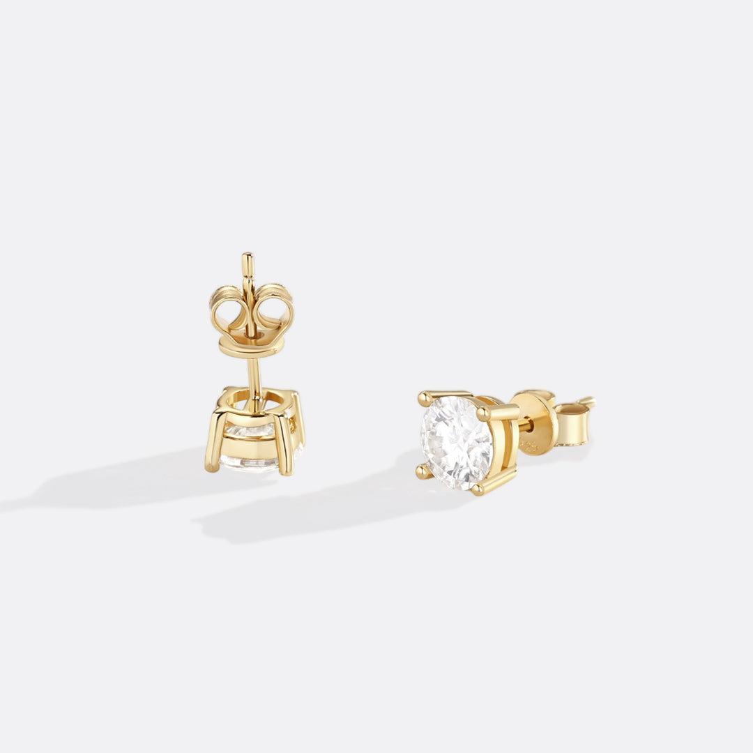 Classic CZ & Moissanite Stud Earrings - Archie's and Son Jewelry and Repairs