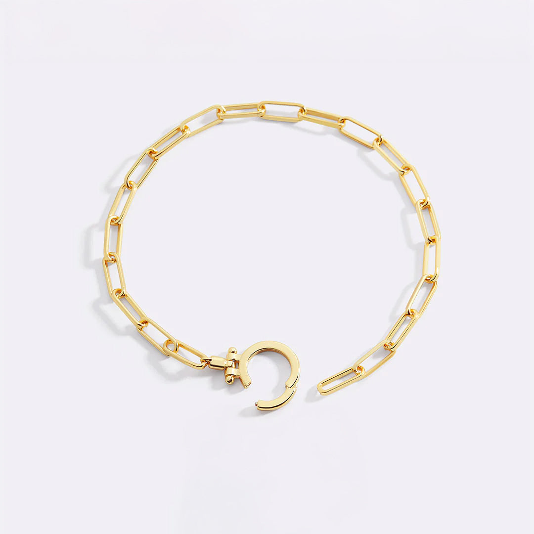 Archie's and Son Jewelry and Repairs Mint Paperclip Bracelet