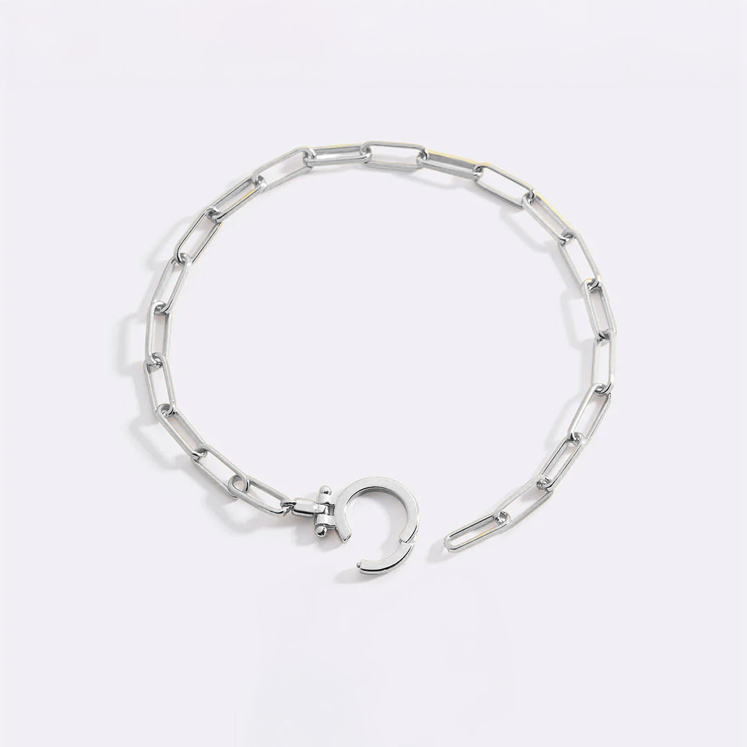 Archie's and Son Jewelry and Repairs Mint Paperclip Bracelet